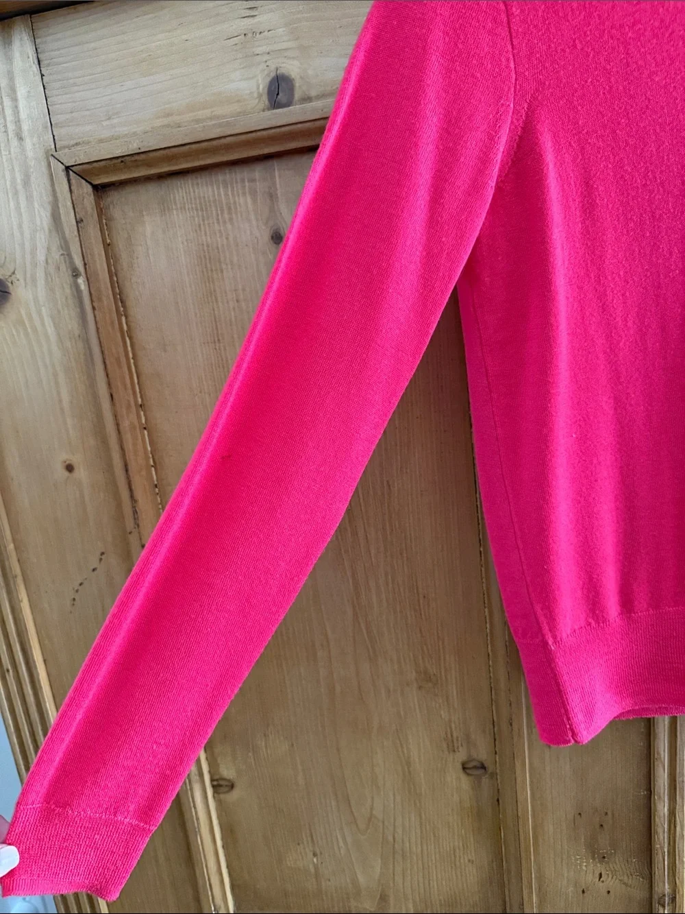 J. Crew Women's Ruffle Turtleneck Sweater - Bright Pink